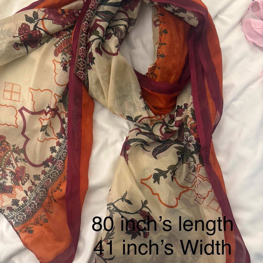 Floral Multicolor Scarf